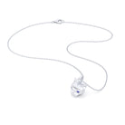 Collier “Féline” en Argent 950 et Pierres Précieuses