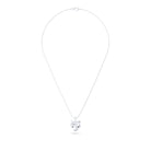 Collier “Féline” en Or Blanc 18k et Pierres Précieuses