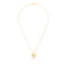 Collier “Féline” en Or Jaune 18k et Pierres Précieuses