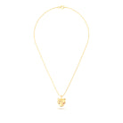 Collier “Féline” en Or Jaune 18k et Pierres Précieuses