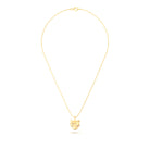 Collier “Féline” en Or Jaune 18k et Pierres Précieuses