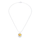 Collier Indiscret en argent 950 personnalisable avec pierre fine au choix