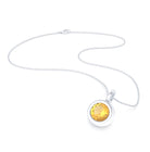 Collier Indiscret en argent 950 personnalisable avec pierre fine au choix