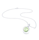 Collier Indiscret en argent 950 personnalisable avec pierre fine au choix