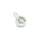 Collier Indiscret en argent 950 personnalisable avec pierre fine au choix