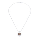 Collier Indiscret en argent 950 personnalisable avec pierre fine au choix