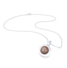 Collier Indiscret en argent 950 personnalisable avec pierre fine au choix
