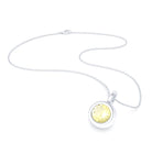 Collier Indiscret en argent 950 personnalisable avec pierre fine au choix