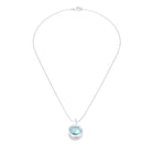 Collier Indiscret en argent 950 personnalisable avec pierre fine au choix