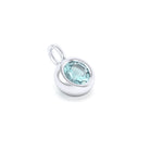 Collier Indiscret en argent 950 personnalisable avec pierre fine au choix