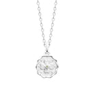 Collier médaille trèfle à quatre feuilles en argent 925
