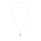 Collier “L’Œuf Boréal” – Argent 950 & 7 Pierres Précieuses