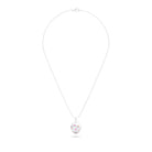 Collier “L’Œuf Boréal” – Argent 950 & 7 Pierres Précieuses