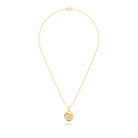 Collier “L’Œuf Impérial” – Or Jaune 18 Carats & 7 Pierres Précieuses
