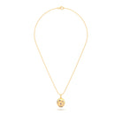 Collier “L’Œuf Impérial” – Or Jaune 18 Carats & 7 Pierres Précieuses