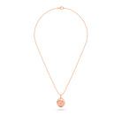 Collier “L’Œuf Aurore” – Or Rose 18 Carats & 7 Pierres Précieuses