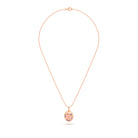 Collier “L’Œuf Aurore” – Or Rose 18 Carats & 7 Pierres Précieuses