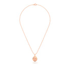 Collier “L’Œuf Aurore” – Or Rose 18 Carats & 7 Pierres Précieuses