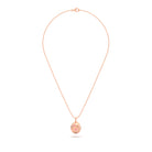 Collier “L’Œuf Aurore” – Or Rose 18 Carats & 7 Pierres Précieuses