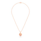 Collier “L’Œuf Aurore” – Or Rose 18 Carats & 7 Pierres Précieuses