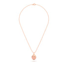 Collier “L’Œuf Aurore” – Or Rose 18 Carats & 7 Pierres Précieuses