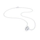 Collier Olympe en Or Blanc 18 Carats et Pierres Précieuses
