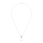 Collier Olympe en Or Blanc 18 Carats et Pierres Précieuses