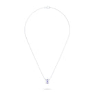 Collier Olympe en Or Blanc 18 Carats et Pierres Précieuses