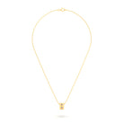 Collier Olympe en Or Jaune 18 Carats et Pierres Précieuses