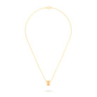 Collier Olympe en Or Jaune 18 Carats et Pierres Précieuses