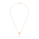 Collier Olympe en Or Rose 18 Carats et Pierres Précieuses