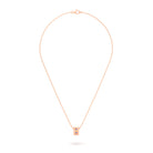 Collier Olympe en Or Rose 18 Carats et Pierres Précieuses