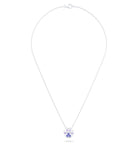Collier Patte de Chat petit modèle en or blanc 18 carats et pierres précieuses au choix