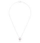 Collier Patte de Chat petit modèle en or blanc 18 carats et pierres précieuses au choix
