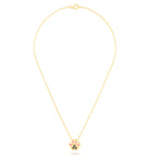 Collier Patte de Chat petit modèle en or blanc 18 carats et pierres précieuses au choix
