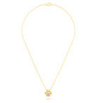 Collier Patte de Chat petit modèle en or blanc 18 carats et pierres précieuses au choix