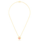 Collier Patte de Chat petit modèle en or blanc 18 carats et pierres précieuses au choix