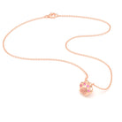 Collier Patte de Chat petit modèle en or rose 18 carats et pierres précieuses au choix