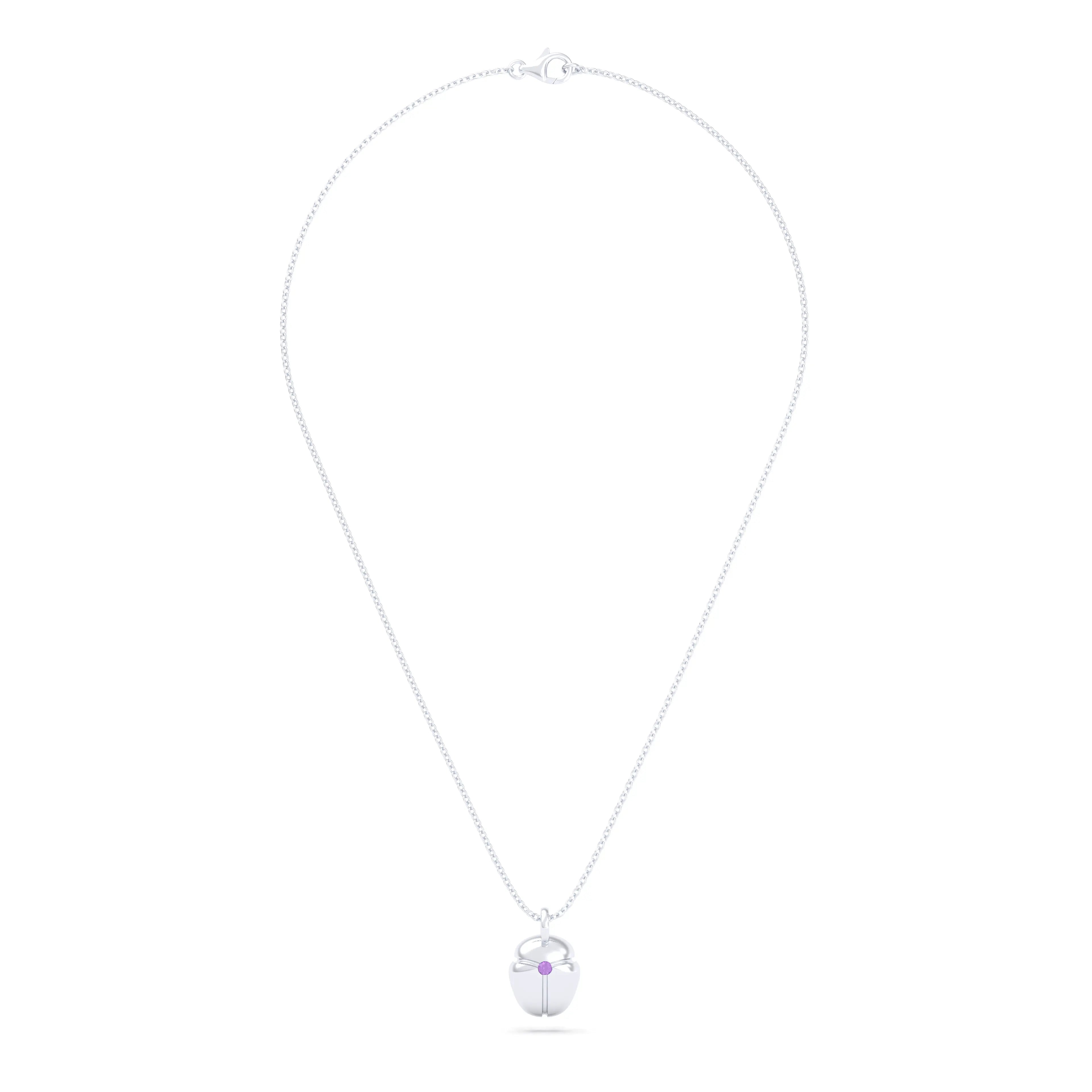 Collier Scarabée en argent et pierre sur mesure