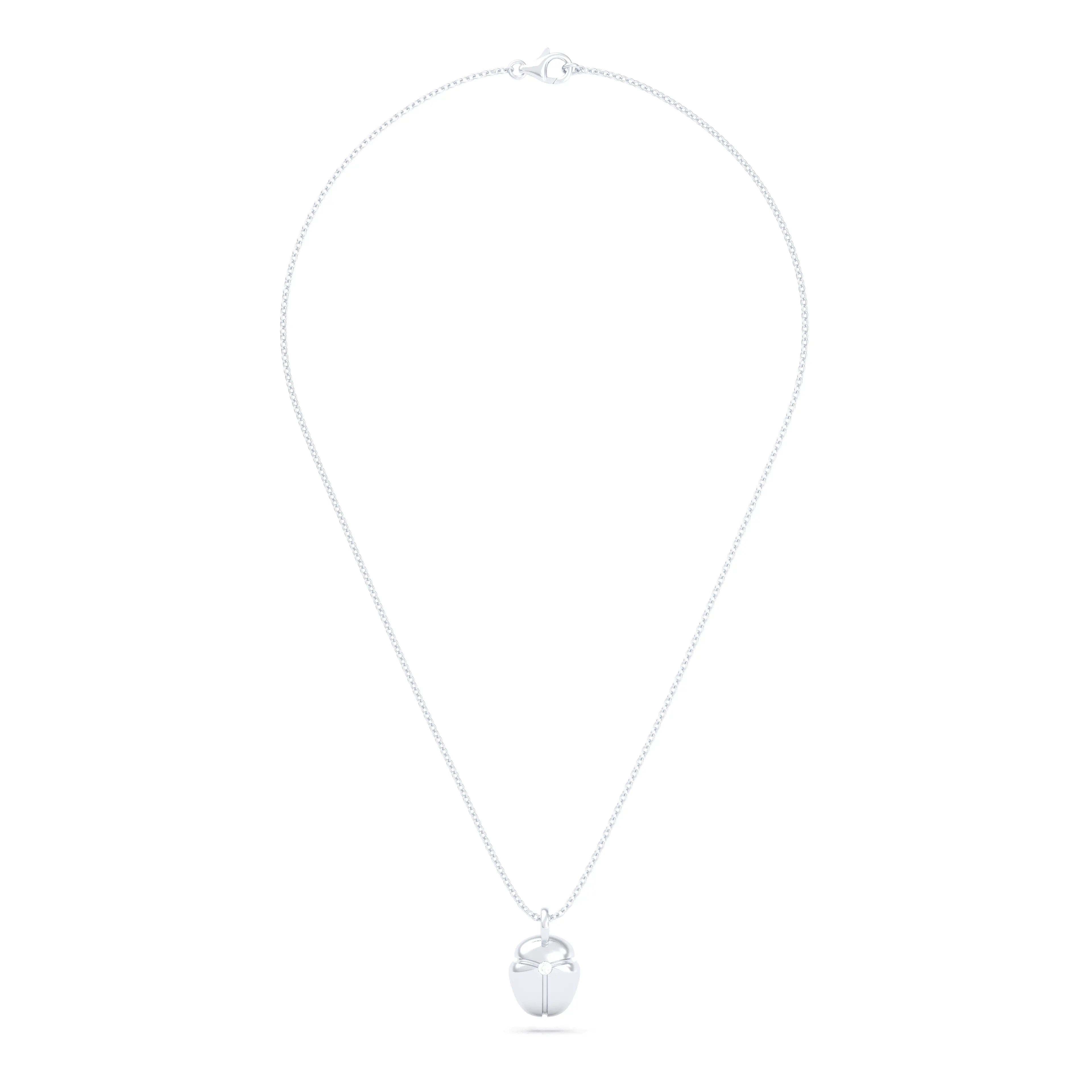 Collier Scarabée en argent et pierre sur mesure