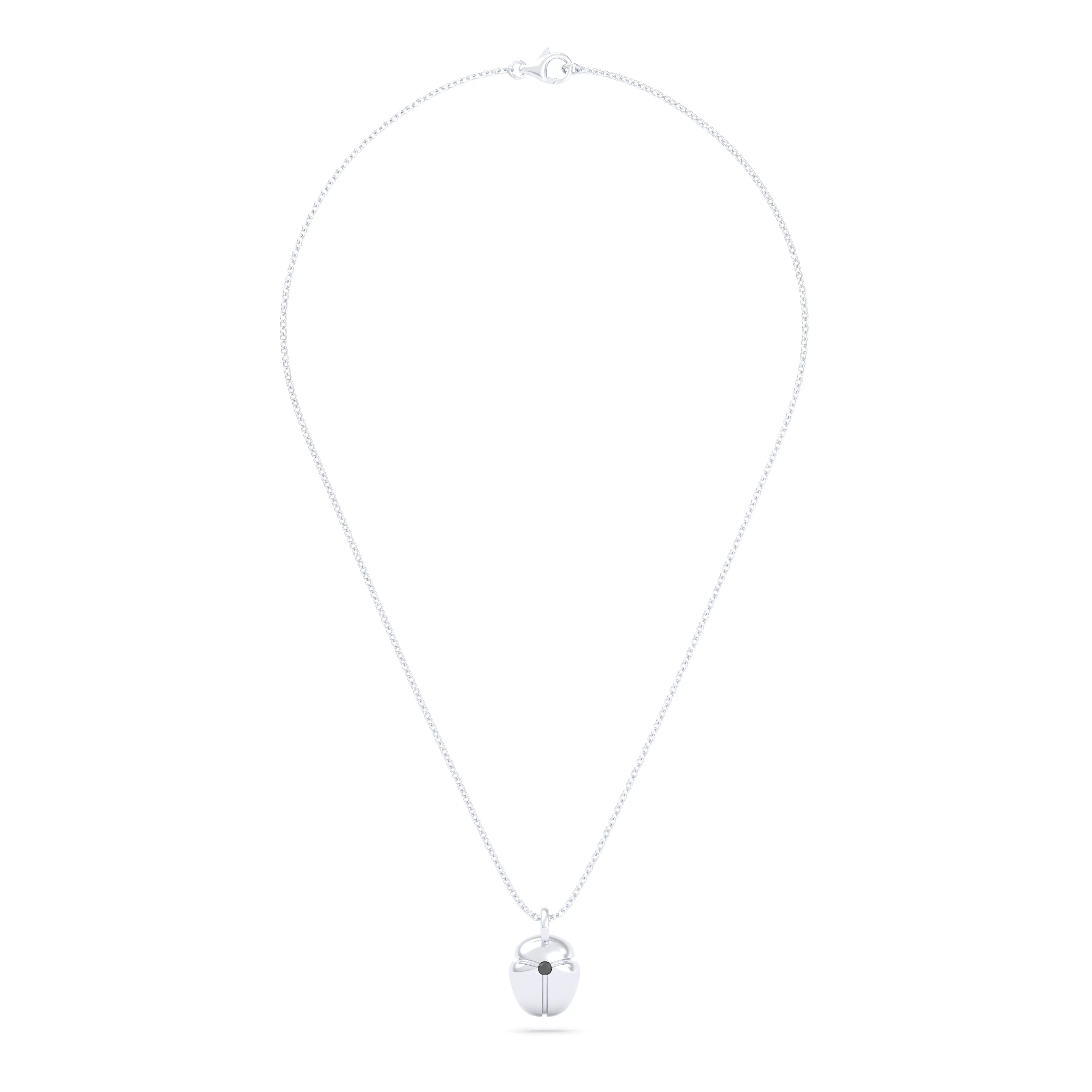 Collier Scarabée en argent et pierre sur mesure