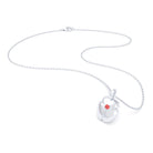Collier Scarabée en argent et pierre sur mesure