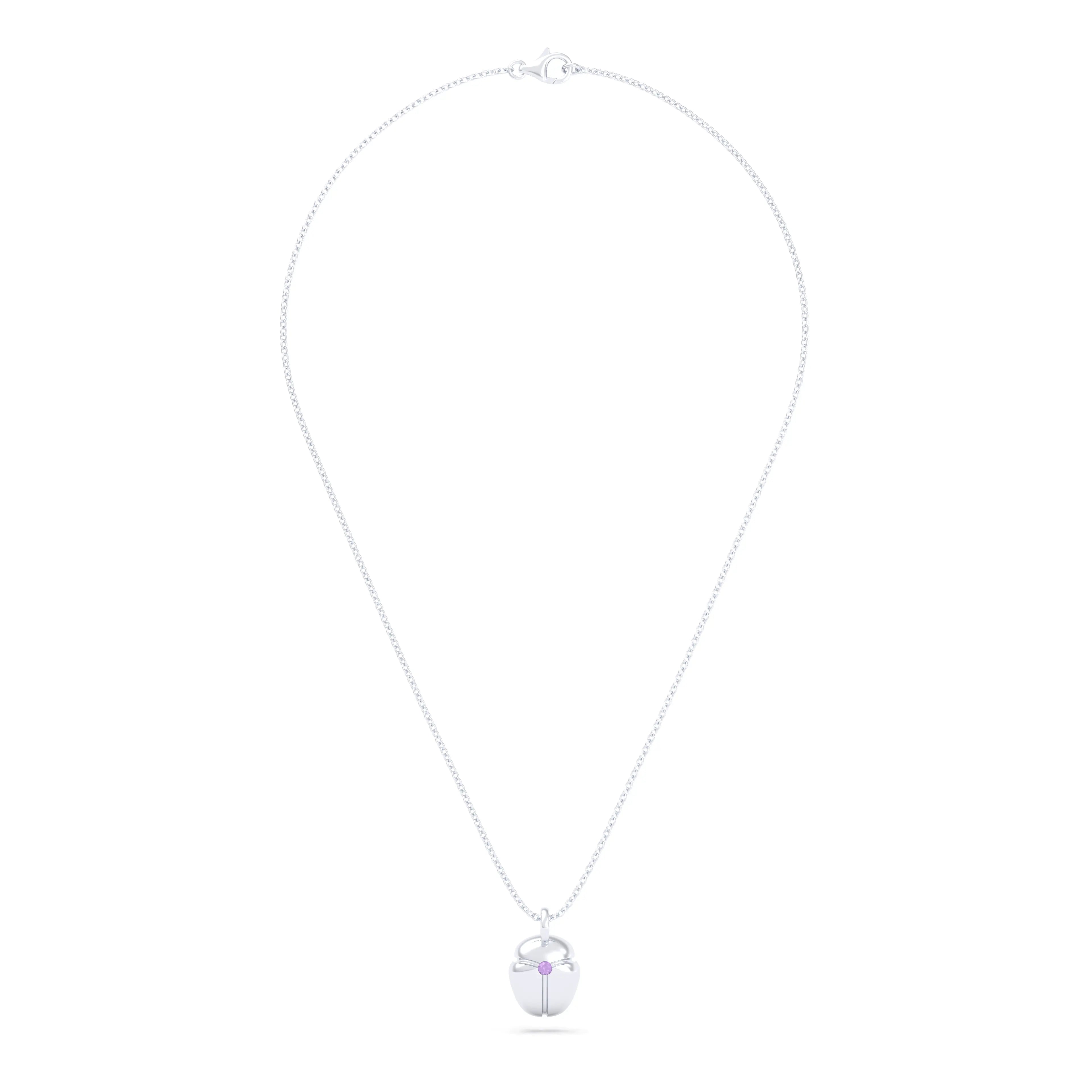 Collier Scarabée en argent et pierre sur mesure