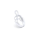 Collier Scarabée en or blanc 18 carats, pierre précieuse au choix Diamant Pendentif seul