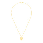 Collier Scarabée en or jaune 18 carats, pierre précieuse au choix