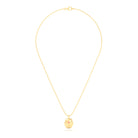 Collier Scarabée en or jaune 18 carats, pierre précieuse au choix