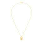 Collier Scarabée en or jaune 18 carats, pierre précieuse au choix