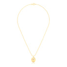 Collier Scarabée en or jaune 18 carats, pierre précieuse au choix