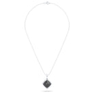 Collier Solène en argent 950, pendentif pierre fine taille pain de sucre
