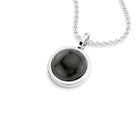 collier noe femme en argent avec cabochon onyx